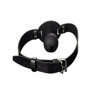 A picture of Black Breathable Ball Gag, the perfect accessory to enhance playtime and create anticipation.