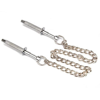 You are looking at an image of Talon Nipple Clamps featuring a syringe-like design with thin claws for nipple stimulation.