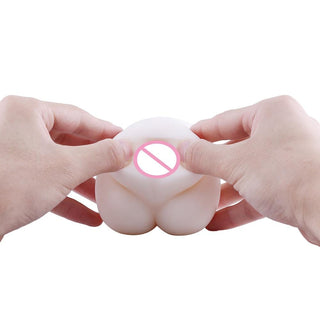 What you see is an image of Soft Silicone Pocket Vagina Toy for Men, a portable accessory for unparalleled pleasure and personalization.