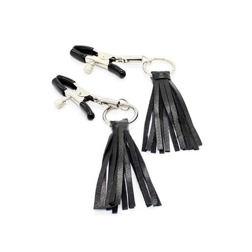 Nipple Clamps With Black Tassel