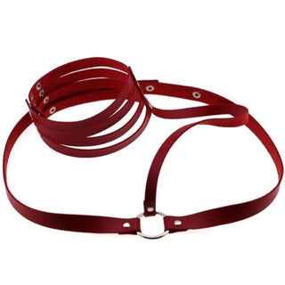 This is an image of Intimate Seduction Collars in Brown color for a transformative experience.