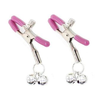 Here is an image of Jingle Bells Clamps with enchanting bells for BDSM play.