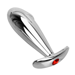 Dick-Inspired Stainless Steel Butt Plug 3.94 Inches Long