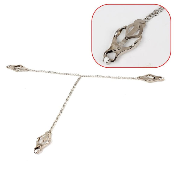 Labia Spreader with Leash - Lovegasm