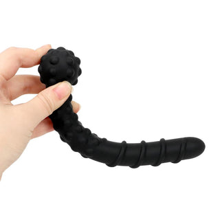 Sensual Spiked Rectal Stimulation Ribbed 7" Anal Dildo