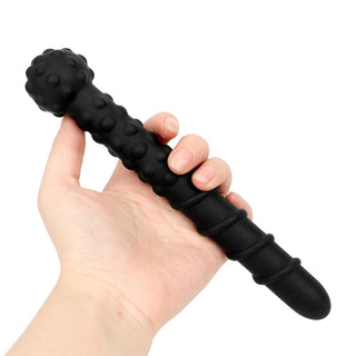 This is an image of the silicone anal dildo with easy penetration for enhanced pleasure.