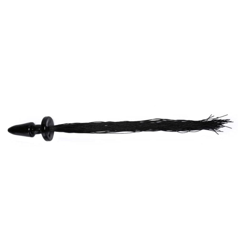 Beautiful Black Horse Tail Butt Plug 21 Inches Long