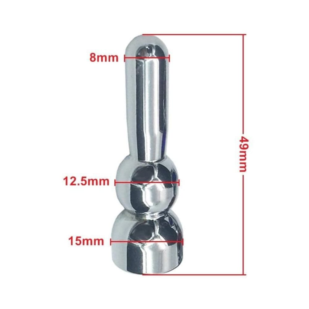 Short Jewelled Penis Plug