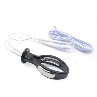 Electric Anal Toy Stimulator plug with 3.07 inches length and 1.38 inches width for comfort and stimulation.
