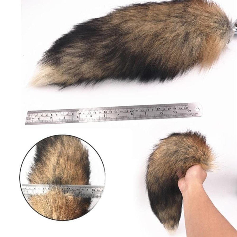 Realistic Animal Metallic Tail Butt Plug