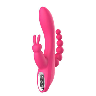 Feast your eyes on an image of Luxurious Nipple Play Vibrator Clit in purple color with silicone and ABS material.