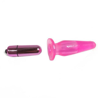 Finger G-Spot Silicone Vibrating Butt Plug 2.36 Inches Long