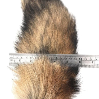 Faux Brown Fur Tail Butt Plug