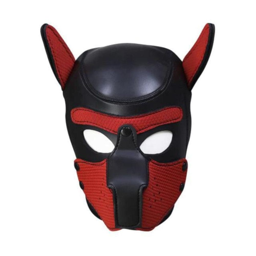 Puppy Pet Play Leather Hood Mask