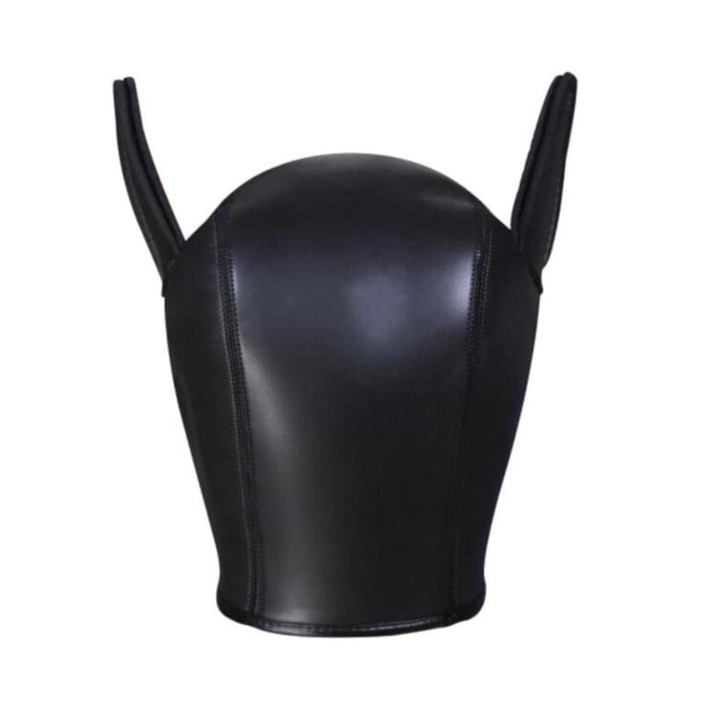 Puppy Pet Play Leather Hood Mask