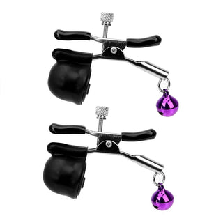 Feast your eyes on an image of Vibrating Nipple Clamps Non-Piercing Nipple Ring for enhanced sensual play