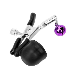 You are looking at an image of Vibrating Nipple Clamps Non-Piercing Nipple Ring with adjustable screws for personalized sensation