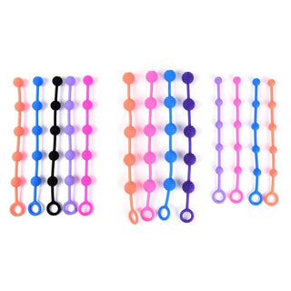 Dazzlingly-colorful Jelly Anal Beads