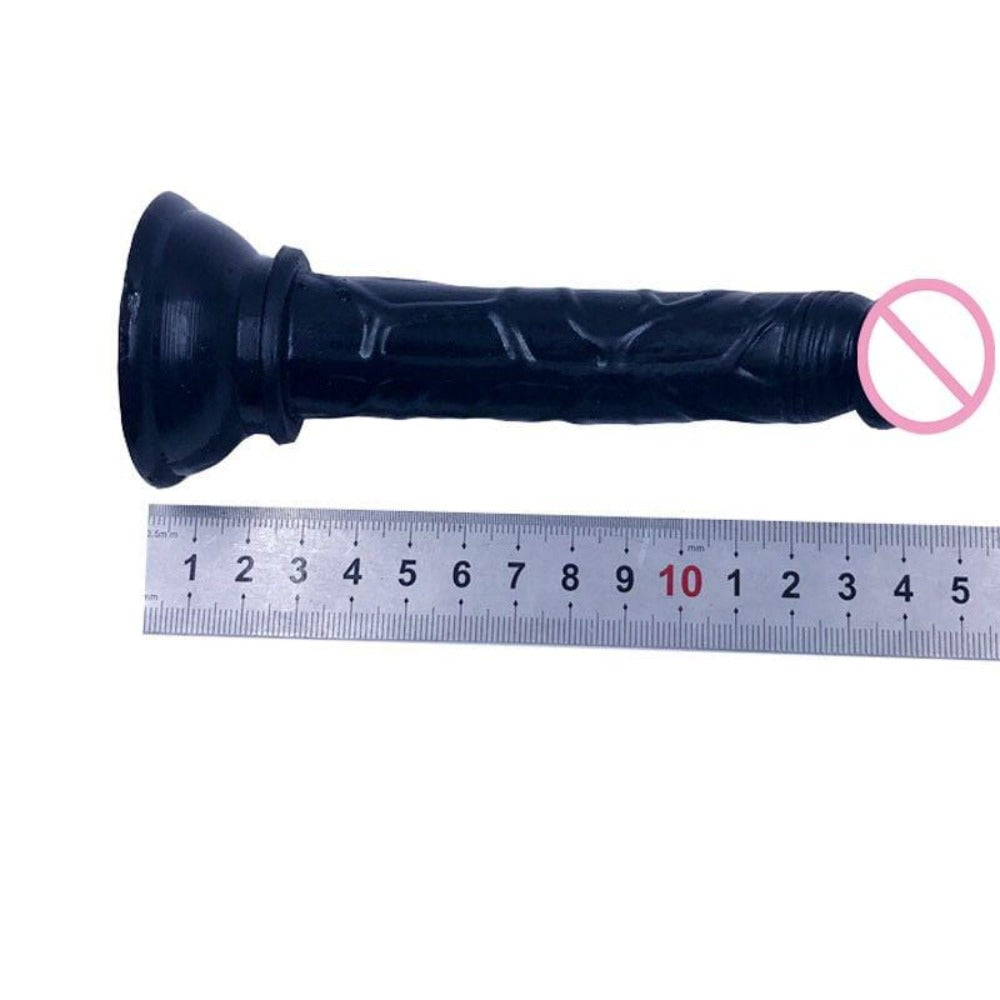 A functional image of the Small but Terrible Strong Sucker Thin Dildo being stored away