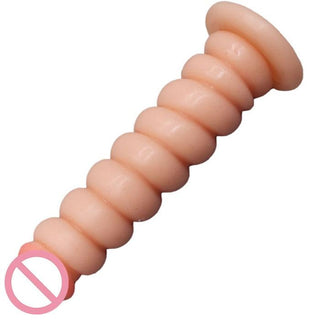 This is an image of a silicone dildo designed for anal play with suction cup.