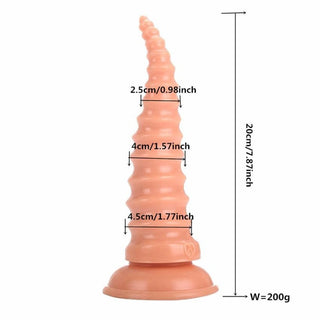 This is an image of the ridged anal toy designed for lasting orgasms and discreet shipping.