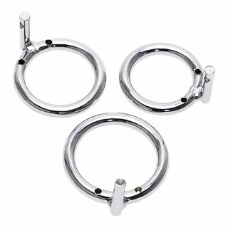 This is an image of Accessory Ring for Bye Bye Birdie (Medium) Metal Cage, a meticulously crafted medium-sized ring for intimate pleasure.
