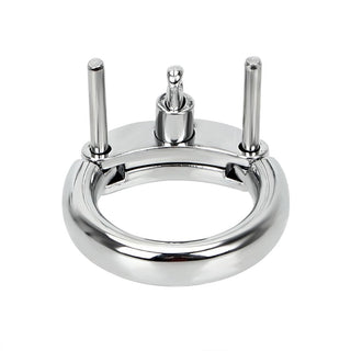Featuring an image of Accessory Ring for Insatiable Mister Metal Chastity Device, with a 45 mm diameter option.