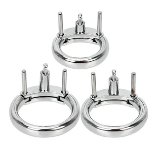 Observe an image of Accessory Ring for Insatiable Mister Metal Chastity Device, available in 40 mm diameter.