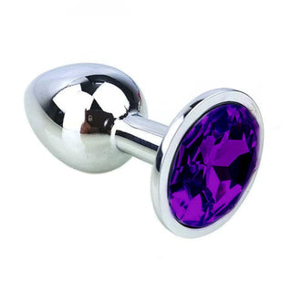 An elegant image of Bejewelled Stainless Steel Plug designed for temperature play and unique sensations.