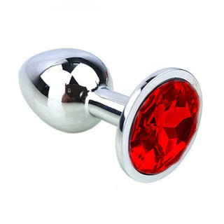 Image displaying the high-grade stainless steel construction of Bejewelled Stainless Steel Plug for durability and comfort.