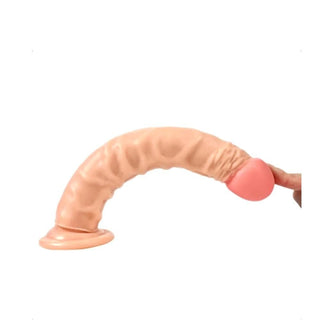 Here is an image of Real Deal 9 Inch Dildo With Suction Cup, designed for intense pleasure and erotic bliss.